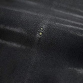 Sanded Stingray/Shagreen Genuine Skin | Black