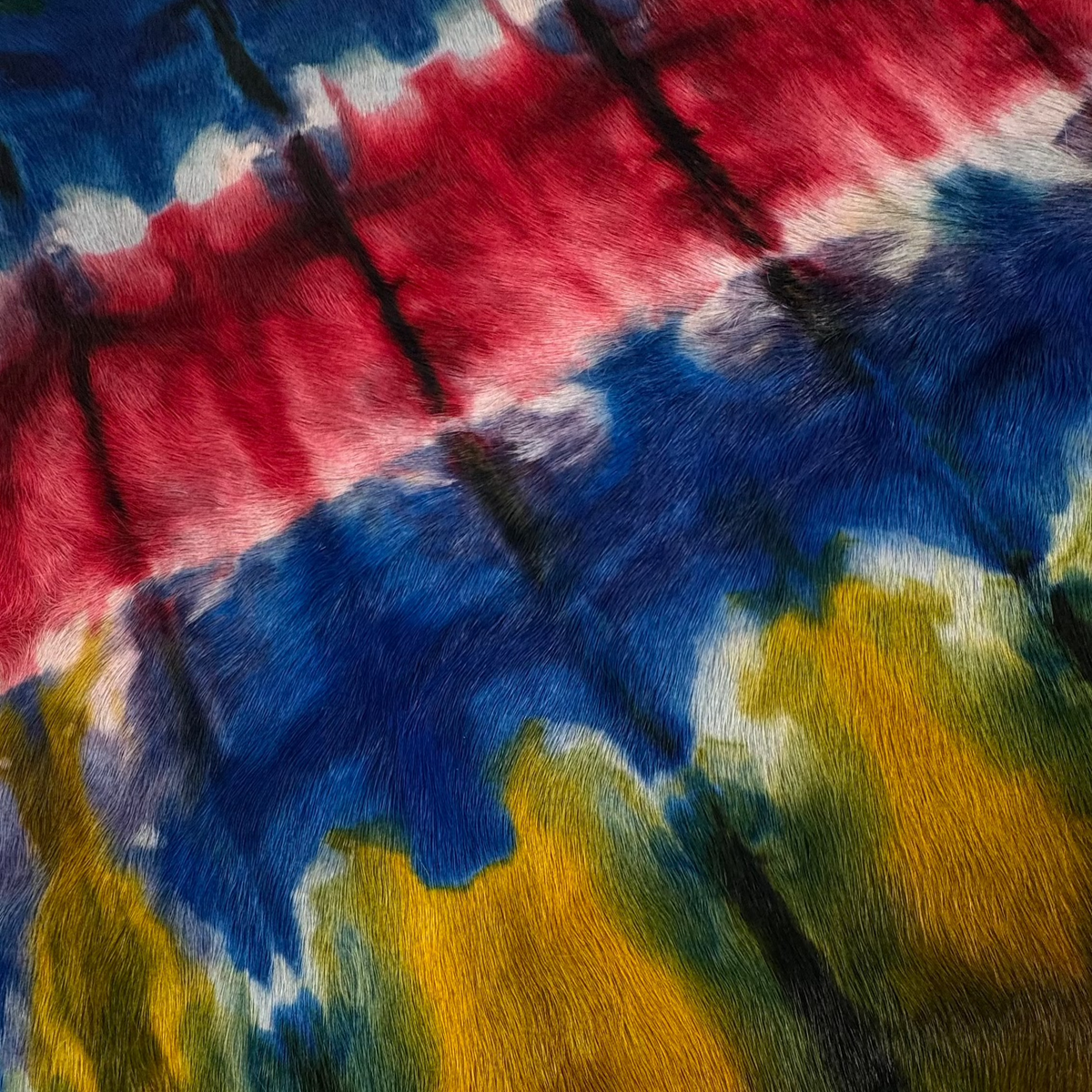 Tie-Dye Hair-On Cavalino