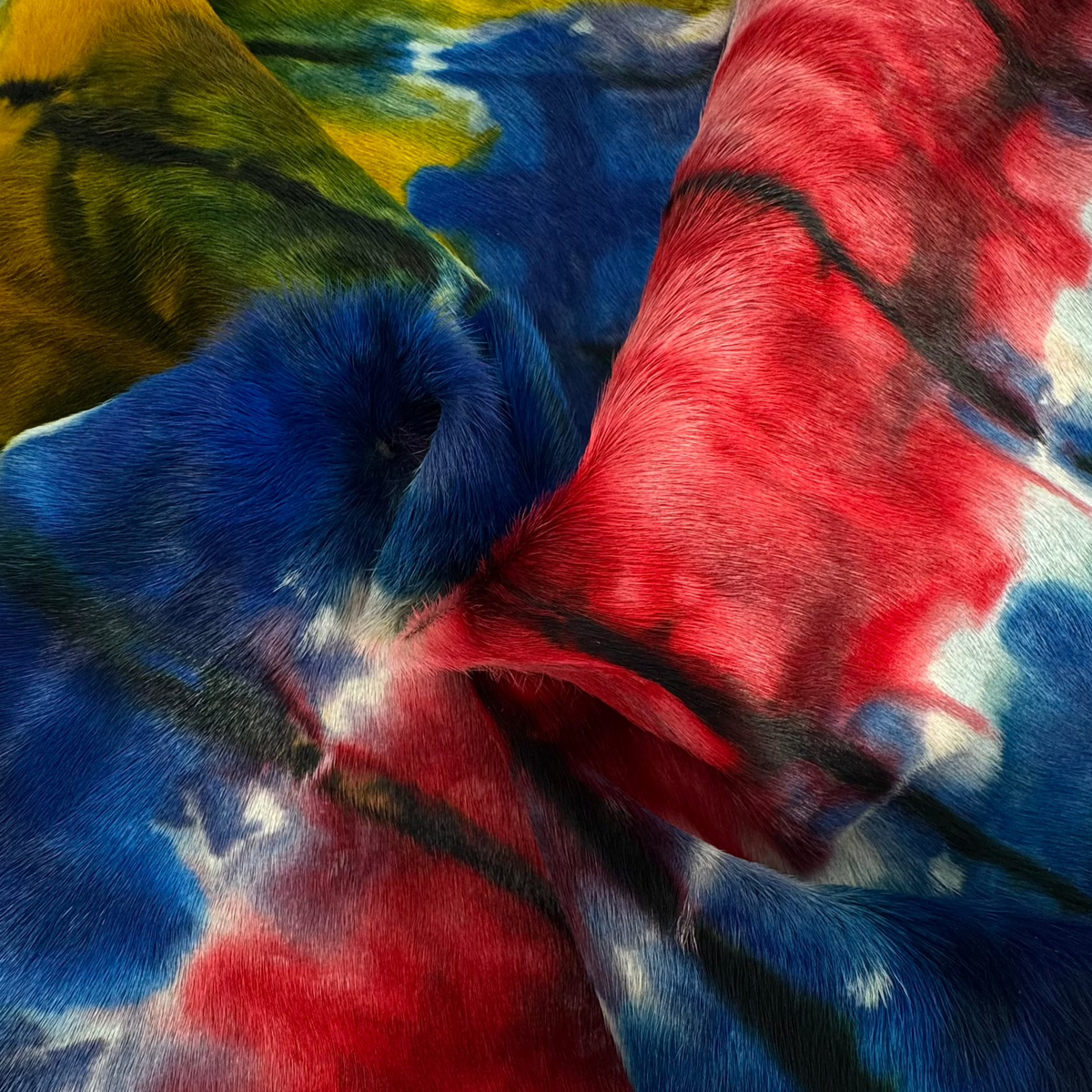 Tie-Dye Hair-On Cavalino