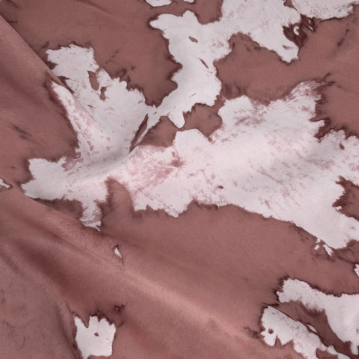 Rust Hair-on Acid-Wash Baby Calf