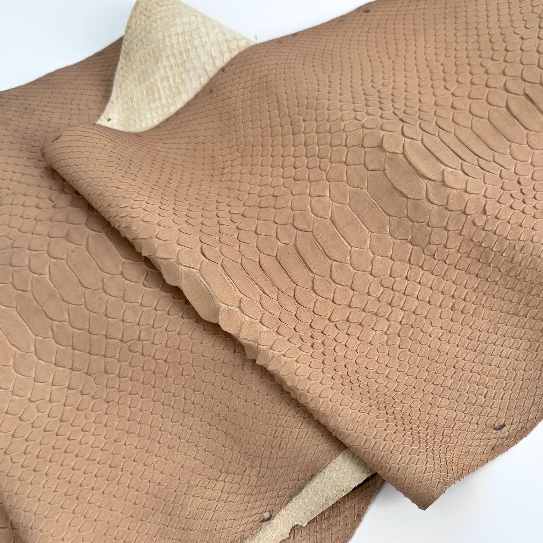 Matte Sandy Python Front Cut (Extra Long) | SALE