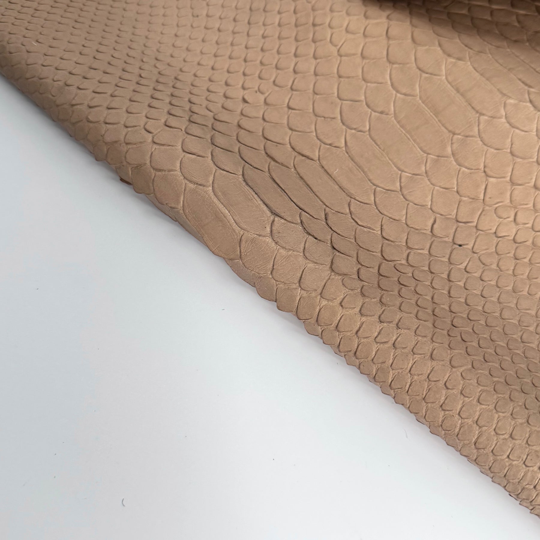 Matte Sandy Python Front Cut (Extra Long) | SALE