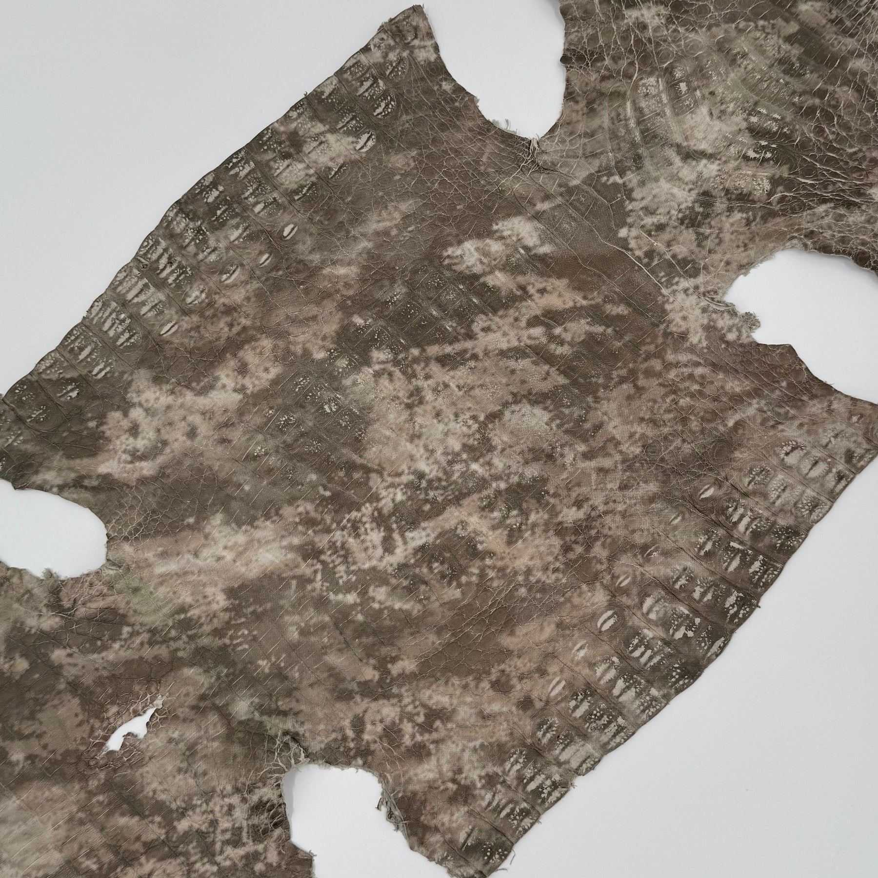 Khaki Camo Caiman Crocodile | SALE - last 10 hides!