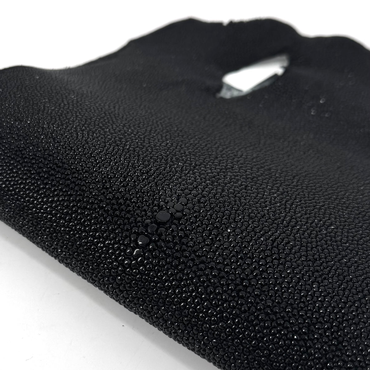8" Black Stingray/Shagreen Skin (No Eye)
