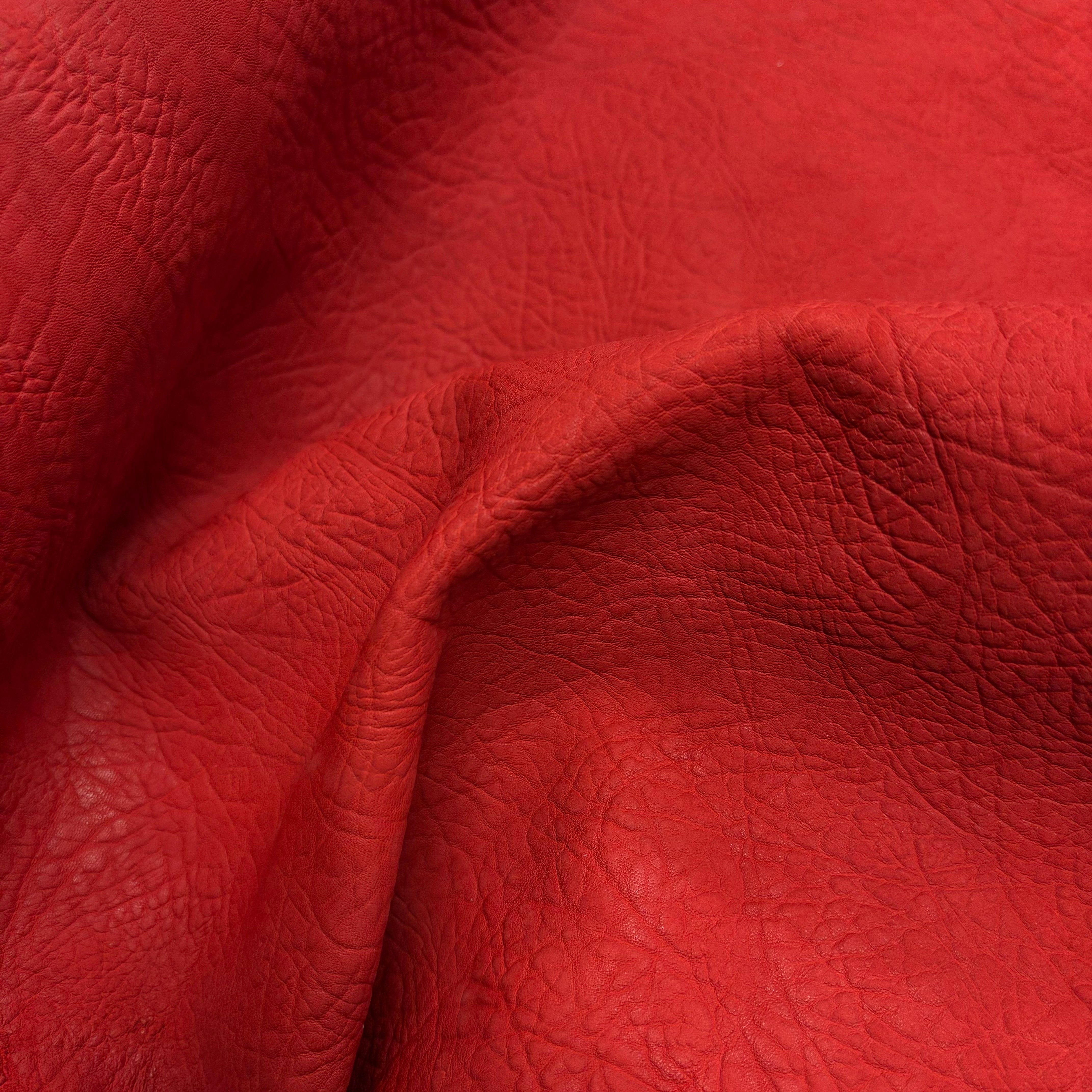 Double Front Veg-Tan Horsehide Leather – Triangular Texture