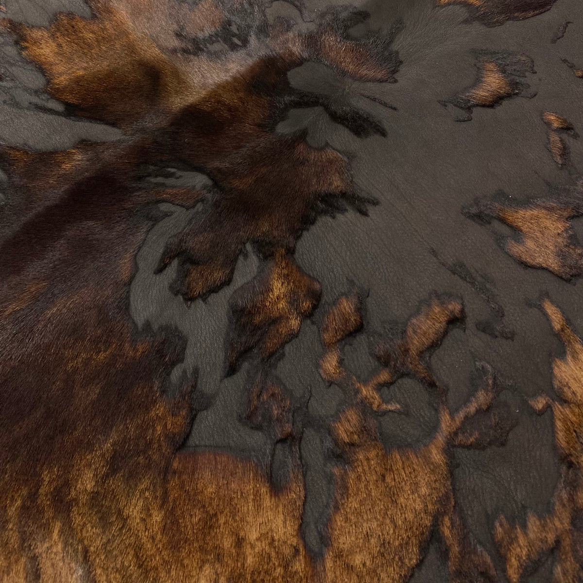 Rust Hair-on Acid-Wash Baby Calf