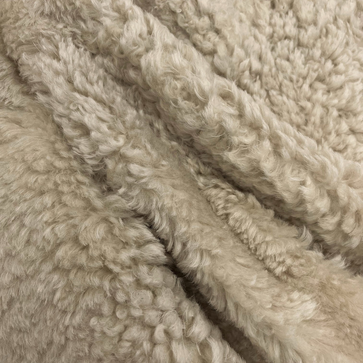 Icelandic Curly Shearling with Suede Back | Ships mid-September