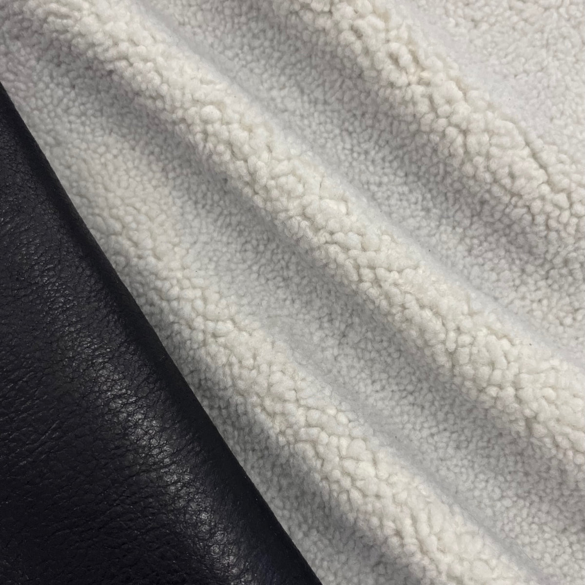 Sports Shearling with Matte Leather Back | Ships in 2 weeks