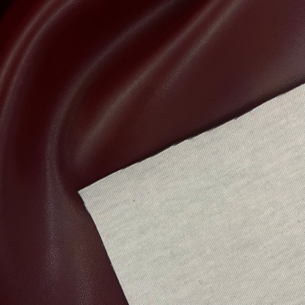 Vegan Burgundy Gaia Cactus Smooth Grain Leather | 55" Wide