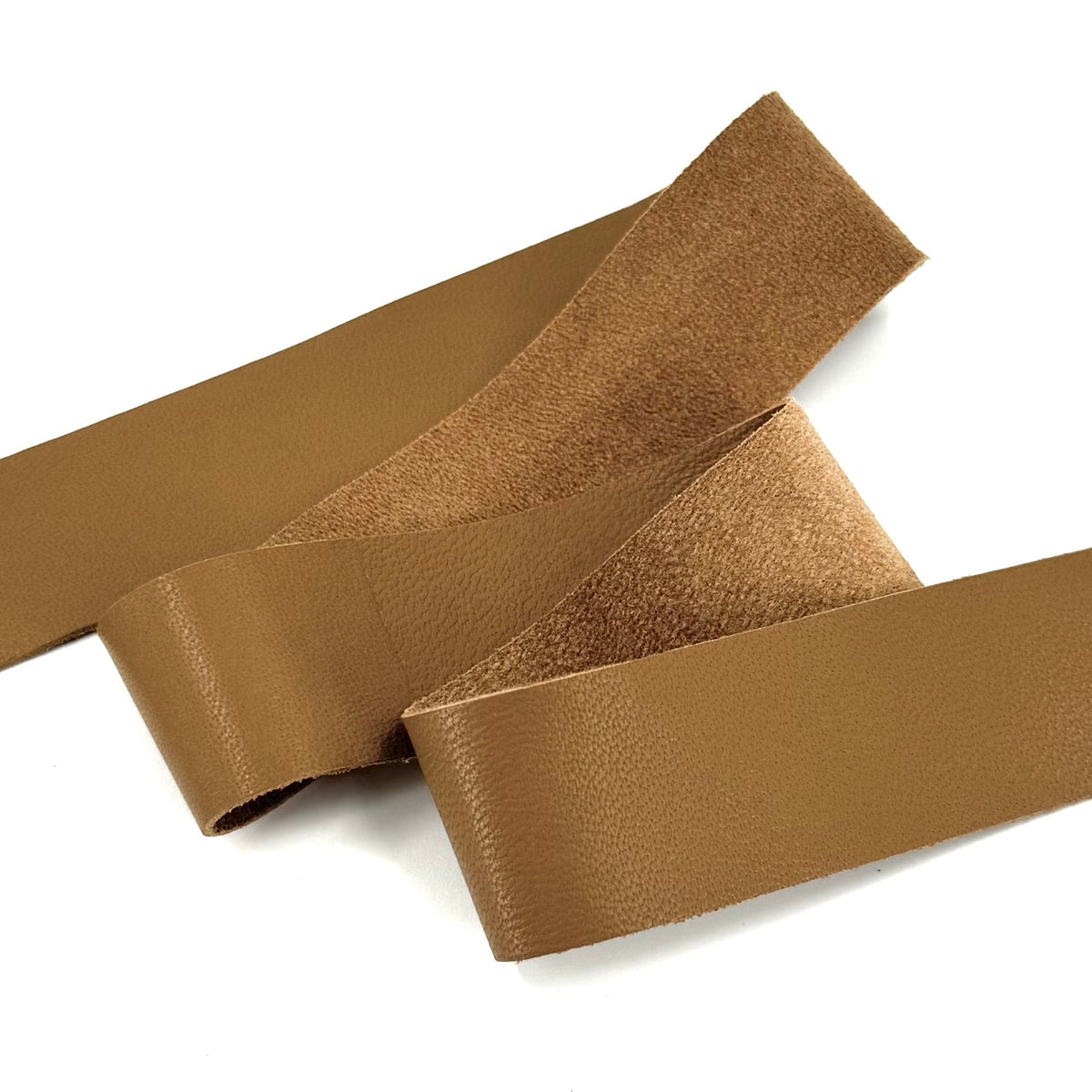1" Raw Edge Nappa Lamb Leather Trim