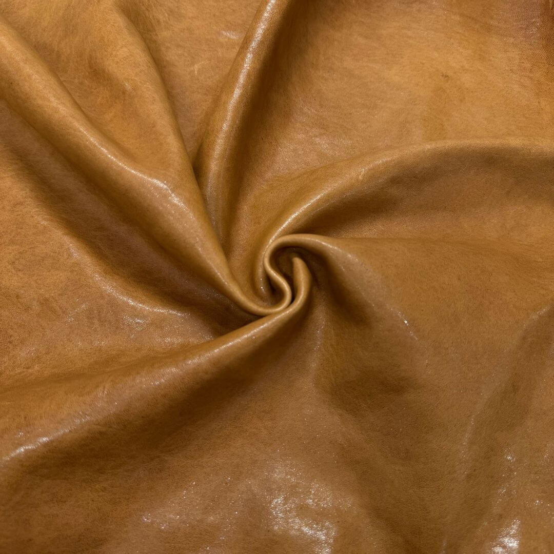 Exuma Lamb Leather – Vintage Distressed, Supple & Glittery Finish