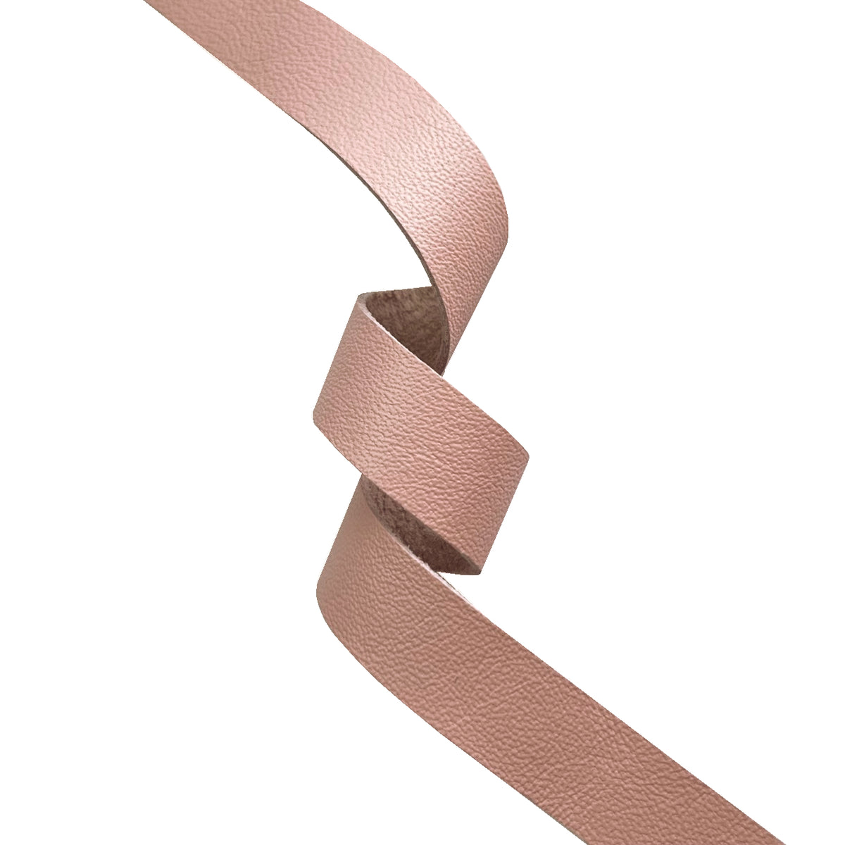 Raw Edge Leather Trim | Dusty Rose | Ships in 2 weeks