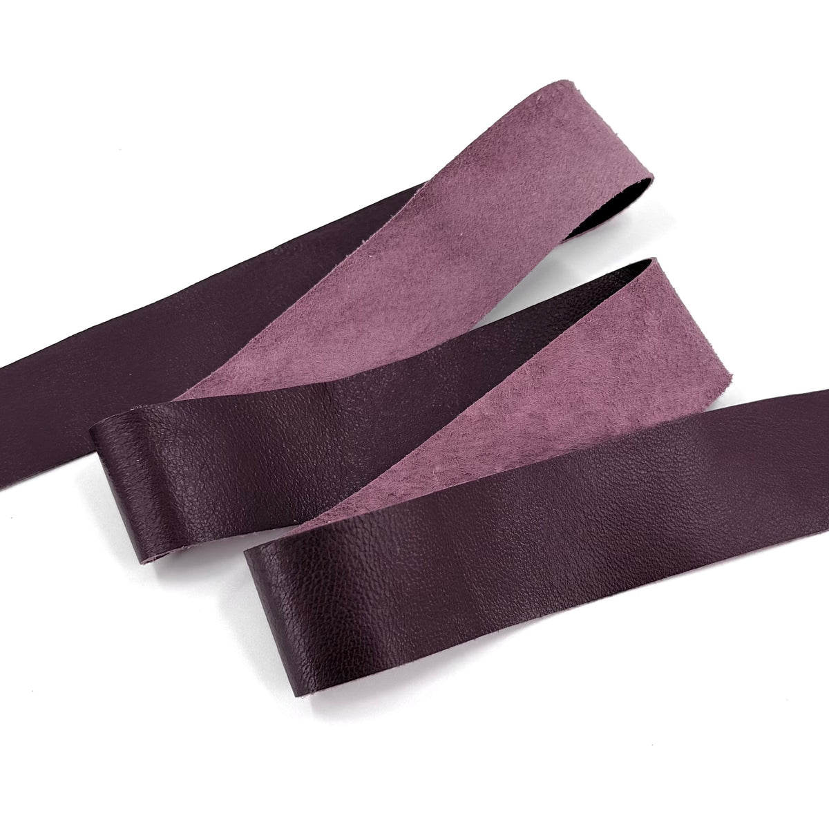 1" Raw Edge Nappa Lamb Leather Trim