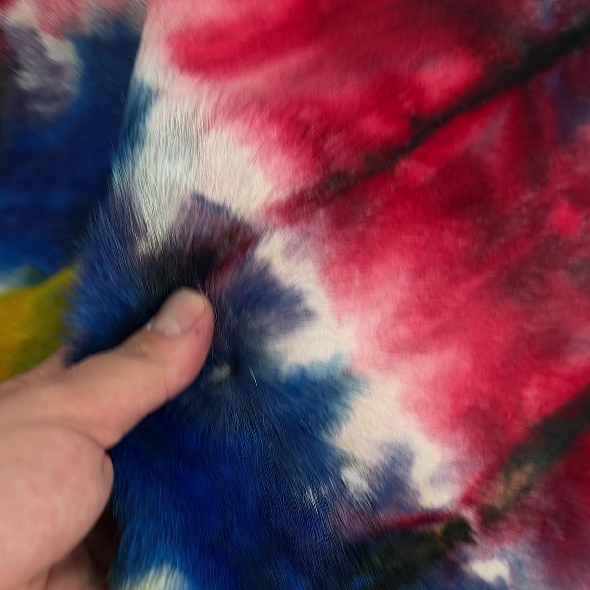 Tie-Dye Hair-On Cavalino