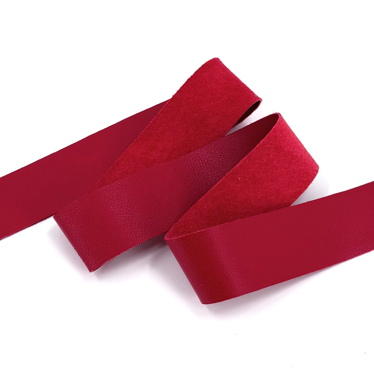 1" Raw Edge Nappa Lamb Leather Trim