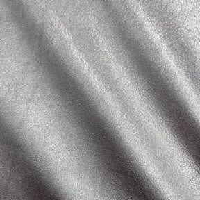 Silver Metallic Plonge Stretch Lamb Leather