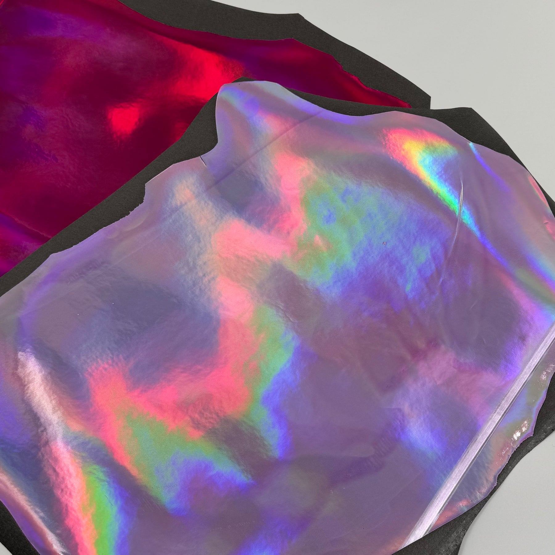 Deadstock Backed Holographic Goat Skins - Limited Availability | FINAL SALE