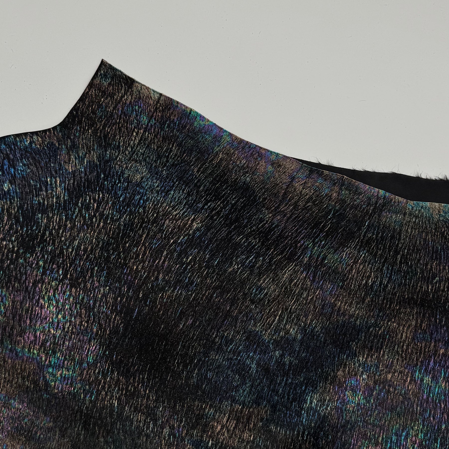 Only 5 Available | Peacock Monet Holographic Hair-On Cow