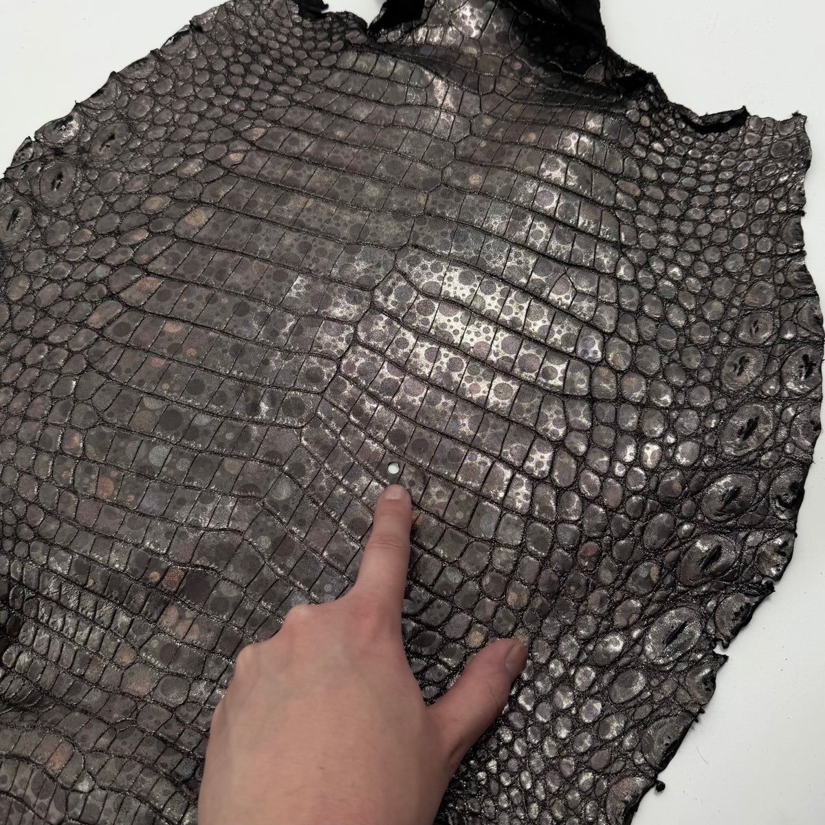 Save $400 | Italian Bubble Holographic Foiled Alligator - Only 1 Available
