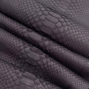 Python Matte | Eggplant | Reticulated Long Tail Back Cut