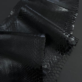 Python Glazed | Black | Long Tail Front Cut