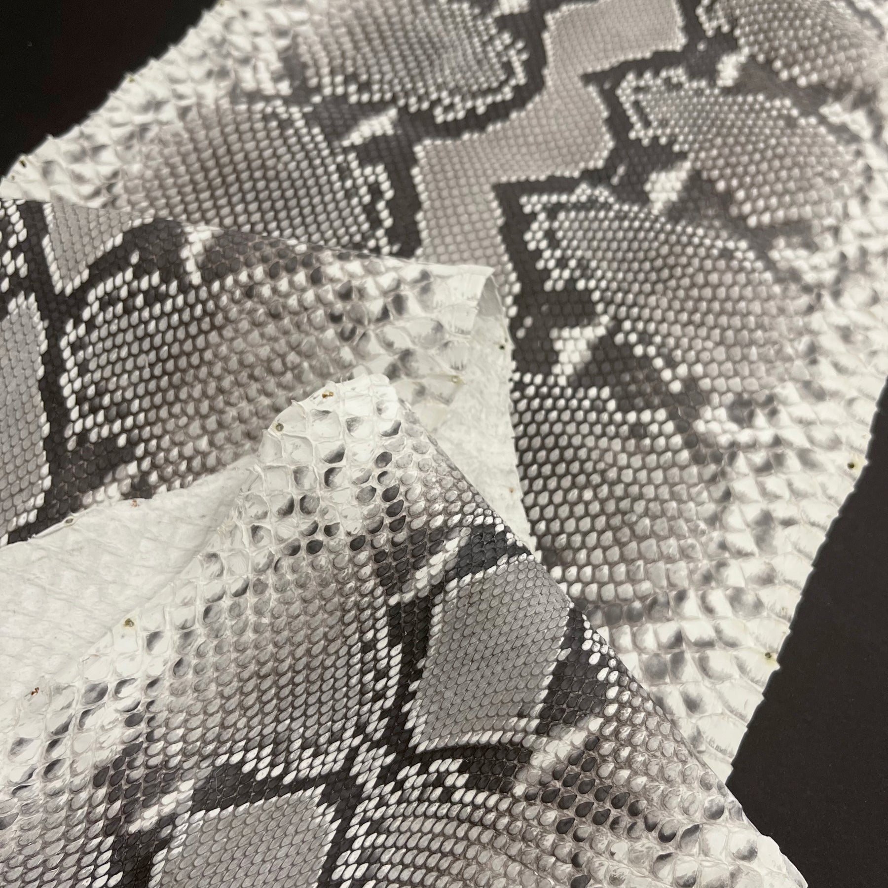 Diamond Python Patterns Python Genuine Leather
