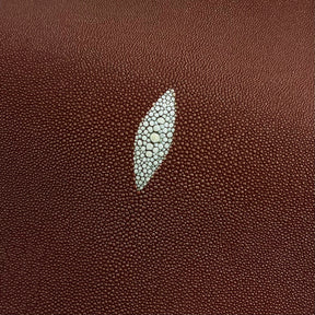 Stingray/Shagreen Genuine Skin | Peanut | 9" Wide