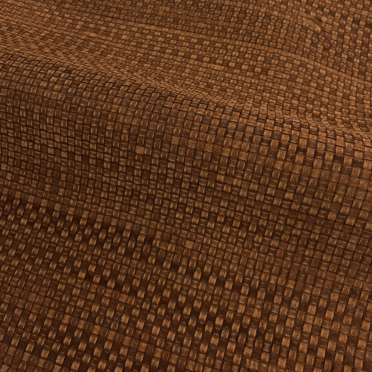 Woven Suede Panel | Cognac Snuff