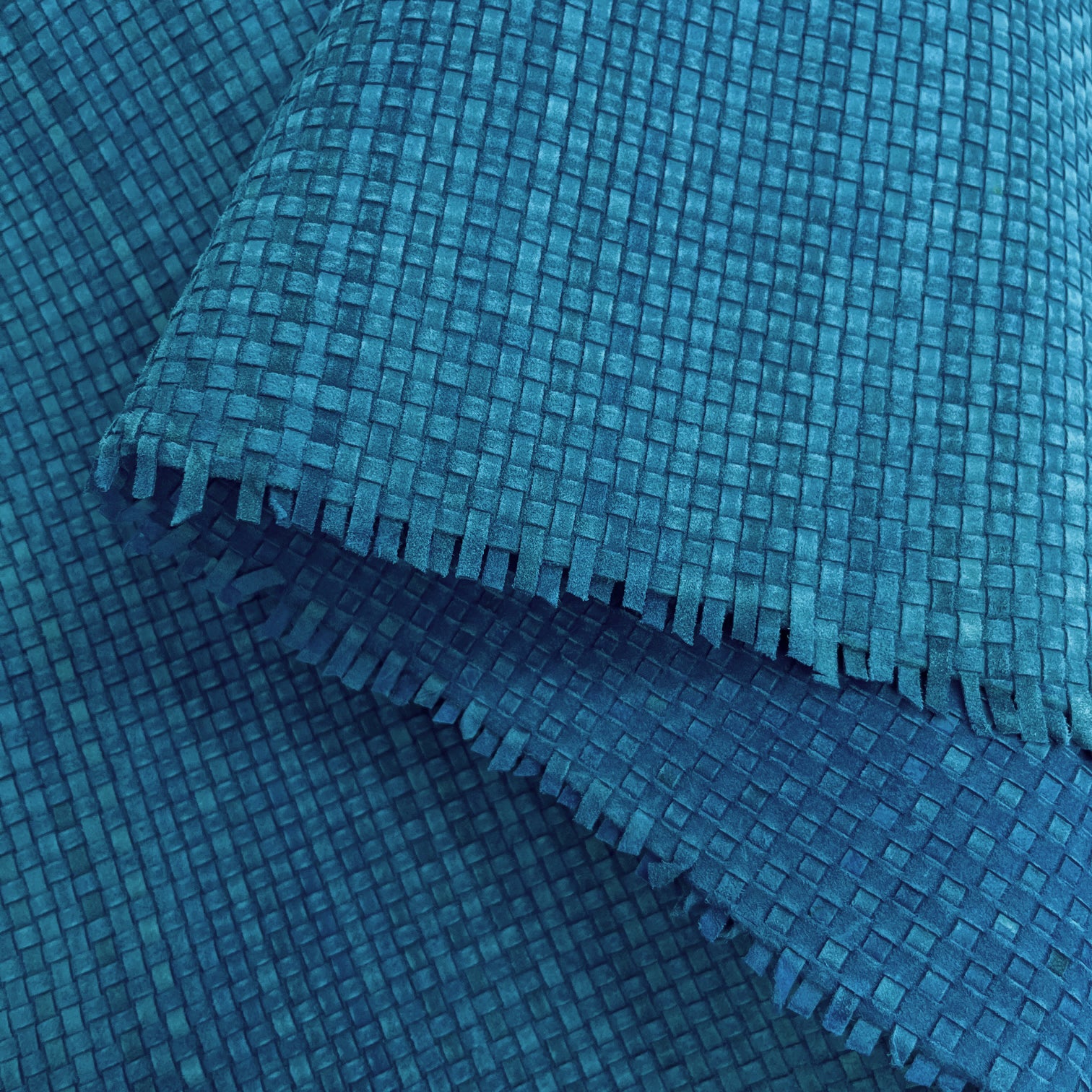 Woven Suede Panel | Celestial Blue