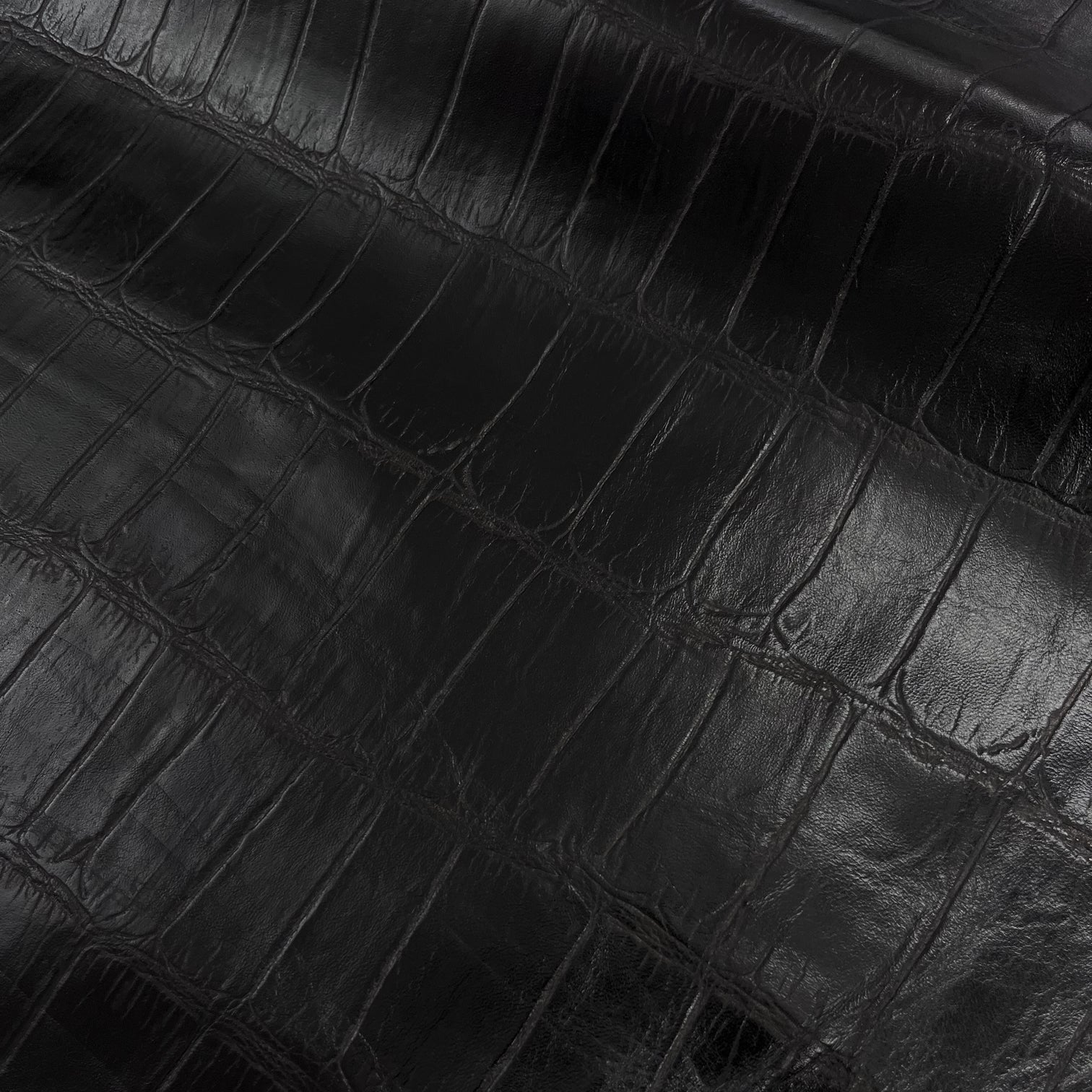 Large Scale Croc Embossed Lamb Skin