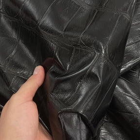 Large Scale Croc Embossed Lamb Skin