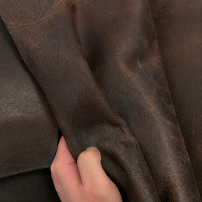 Made in America | Waxy Distressed Boar Leather Hide