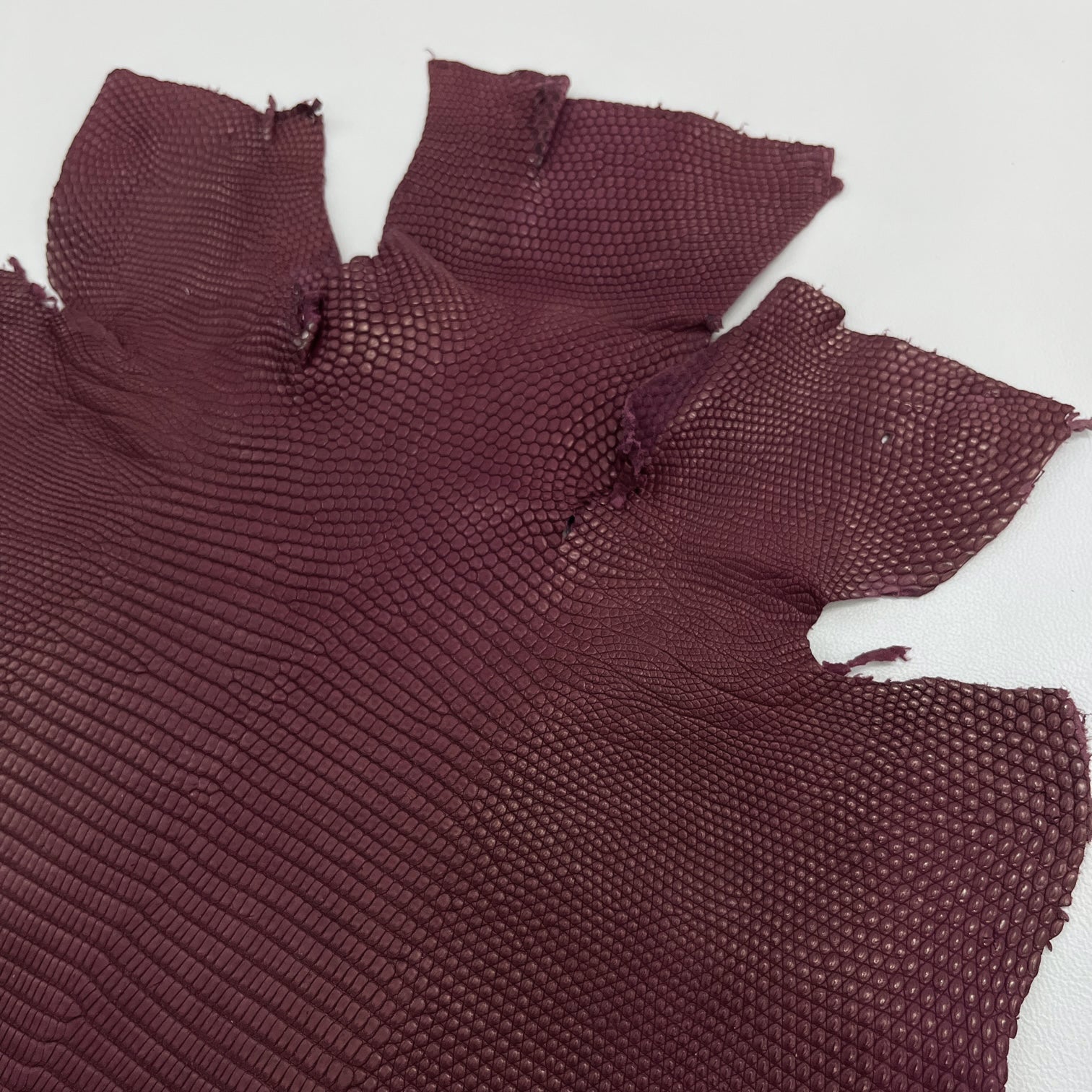 Lizard Skin | Burgundy Matte (Back Cut)