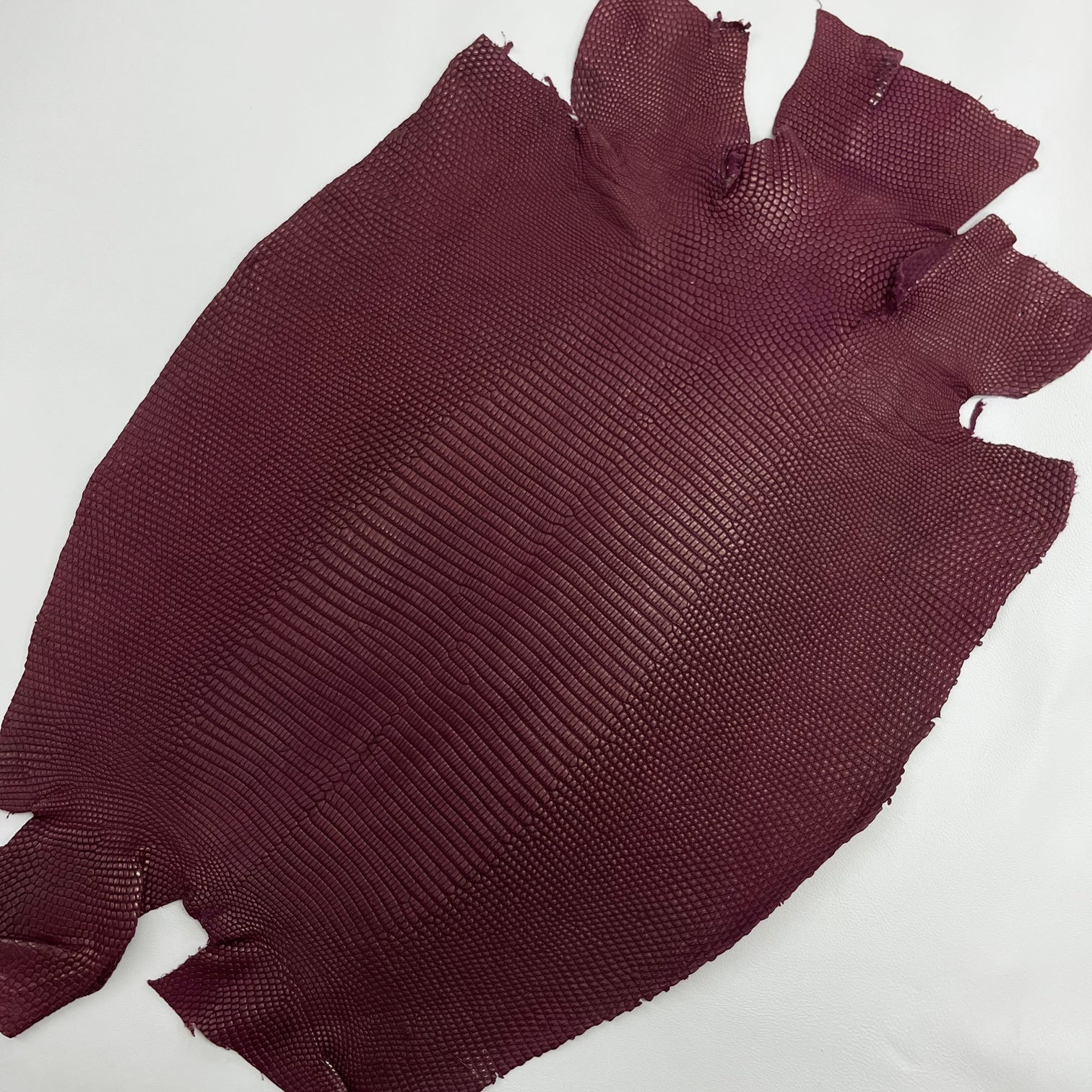 Lizard Skin | Burgundy Matte (Back Cut)