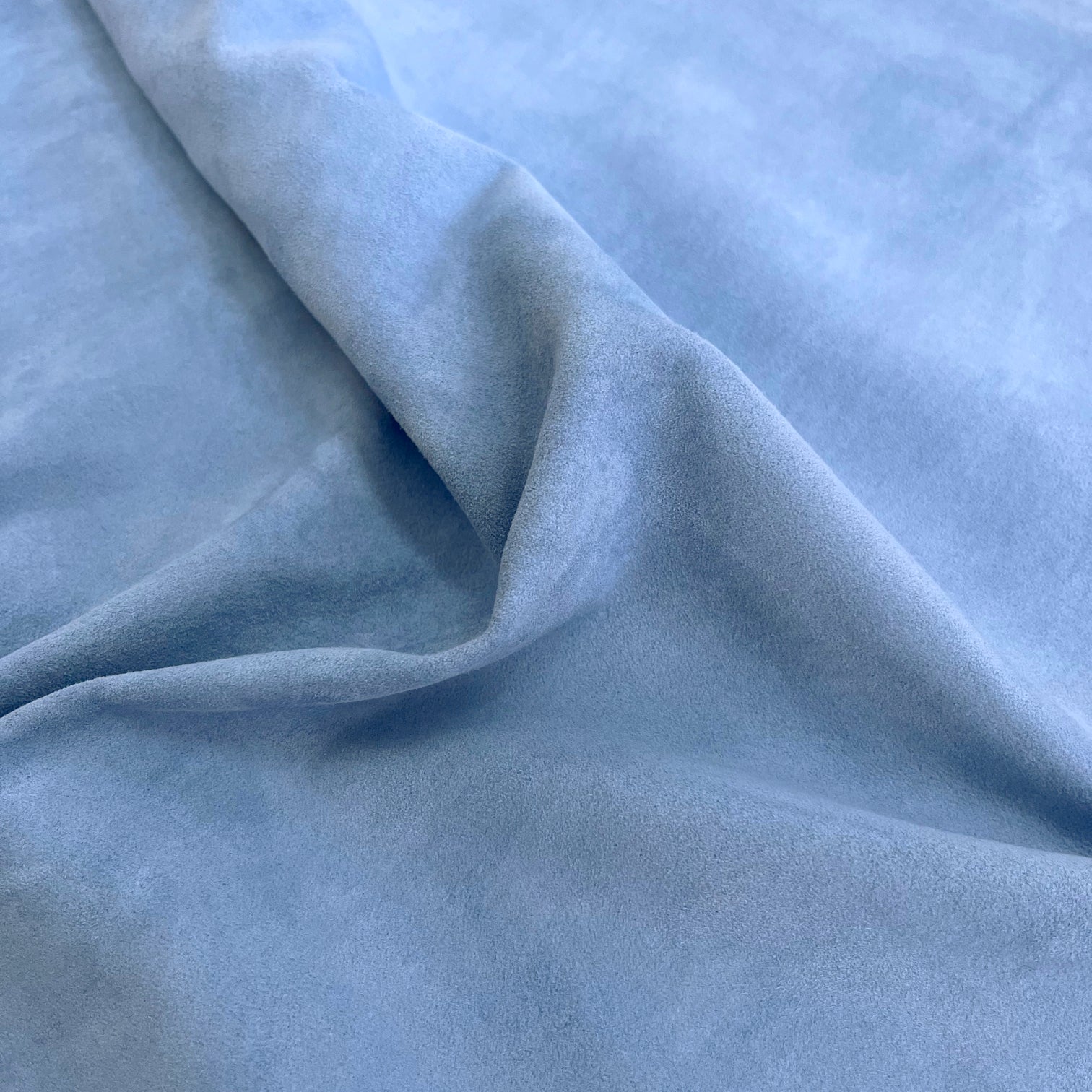 Stretch Lamb Suede | Sky Blue