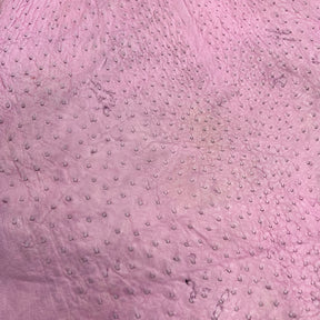 Ostrich Leather Hide | Distressed Pink | Grade 2