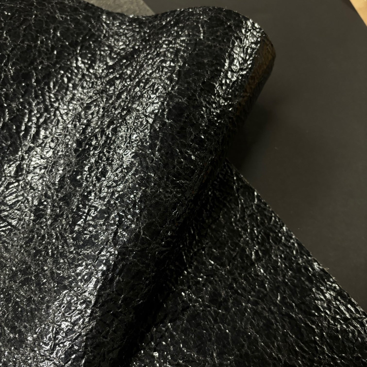Croc Embossed Cow Hide