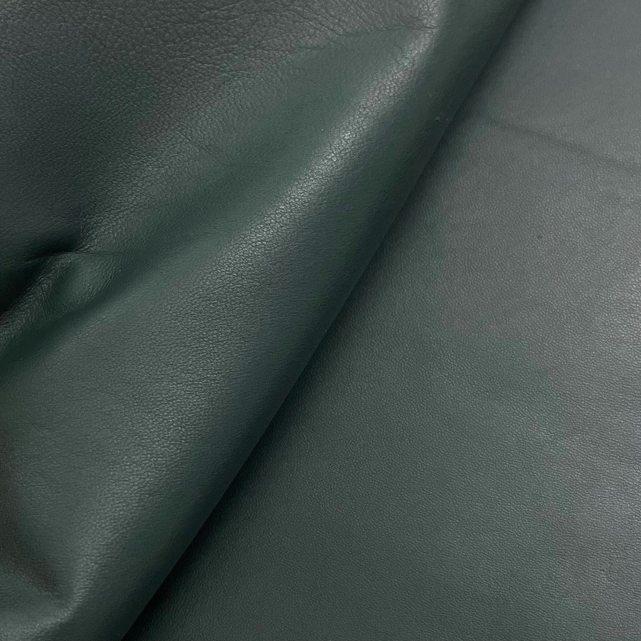 Pre-cut Panel | Thin Nappa Lamb Forest Green | 0.5 mm