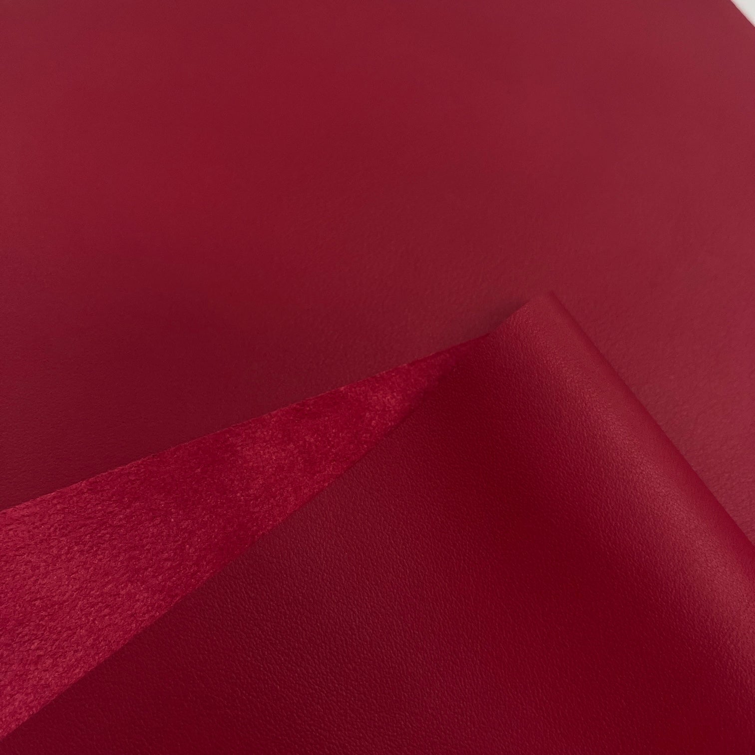 Pre-cut Panel | Thin Nappa Lamb Red | 0.5 mm