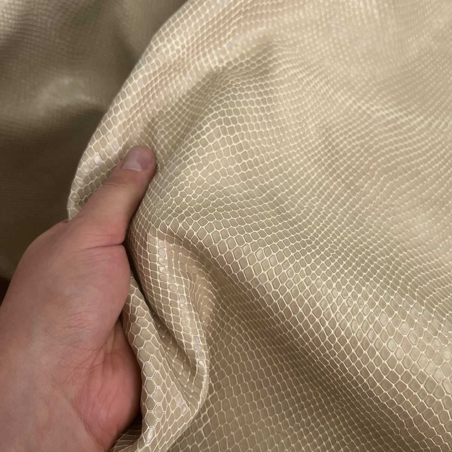 SALE | Snake Embossed Cow Hide