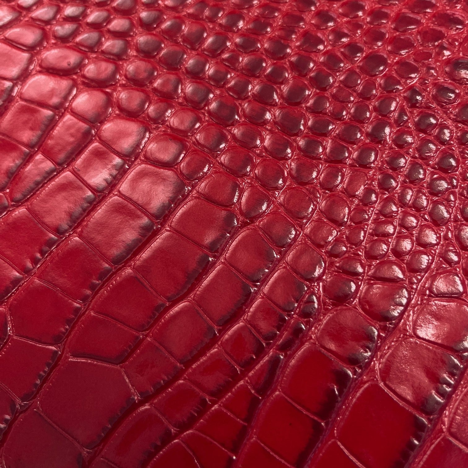 Embossed Crocodile On Cowhide – Stonestreet Leather