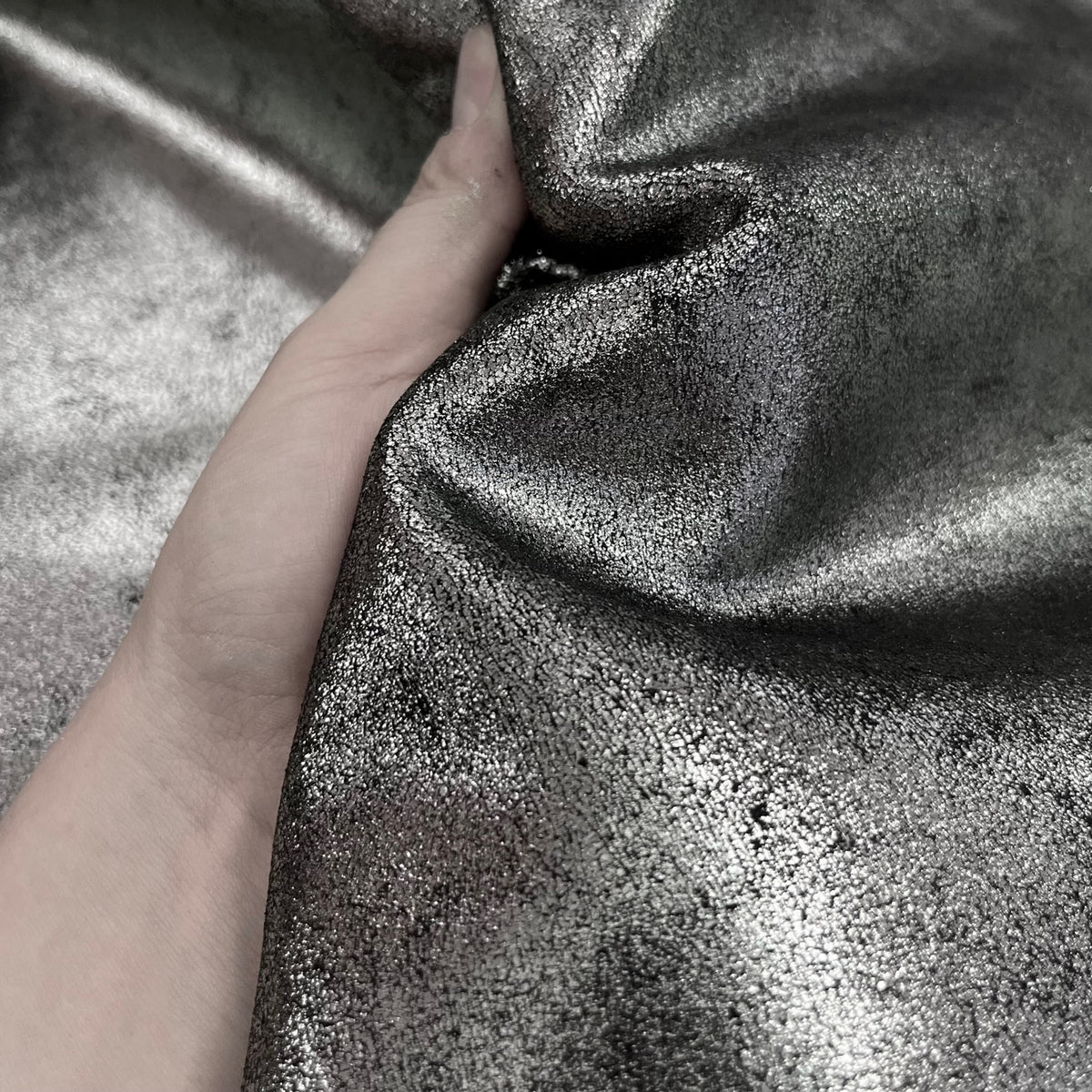 Londarina Metallic Foil Cow Suede | Ships in 2 weeks