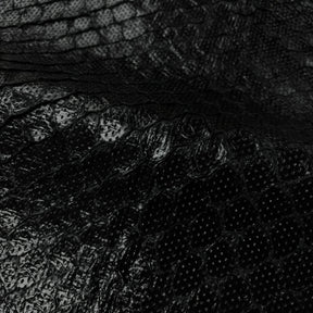 Perforated Pirarucu Fish | Patent Shiny Black