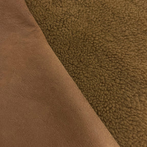 Short Curly Hair Shearling | Cappuccino