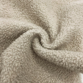 Short Curly Hair Shearling | Natural