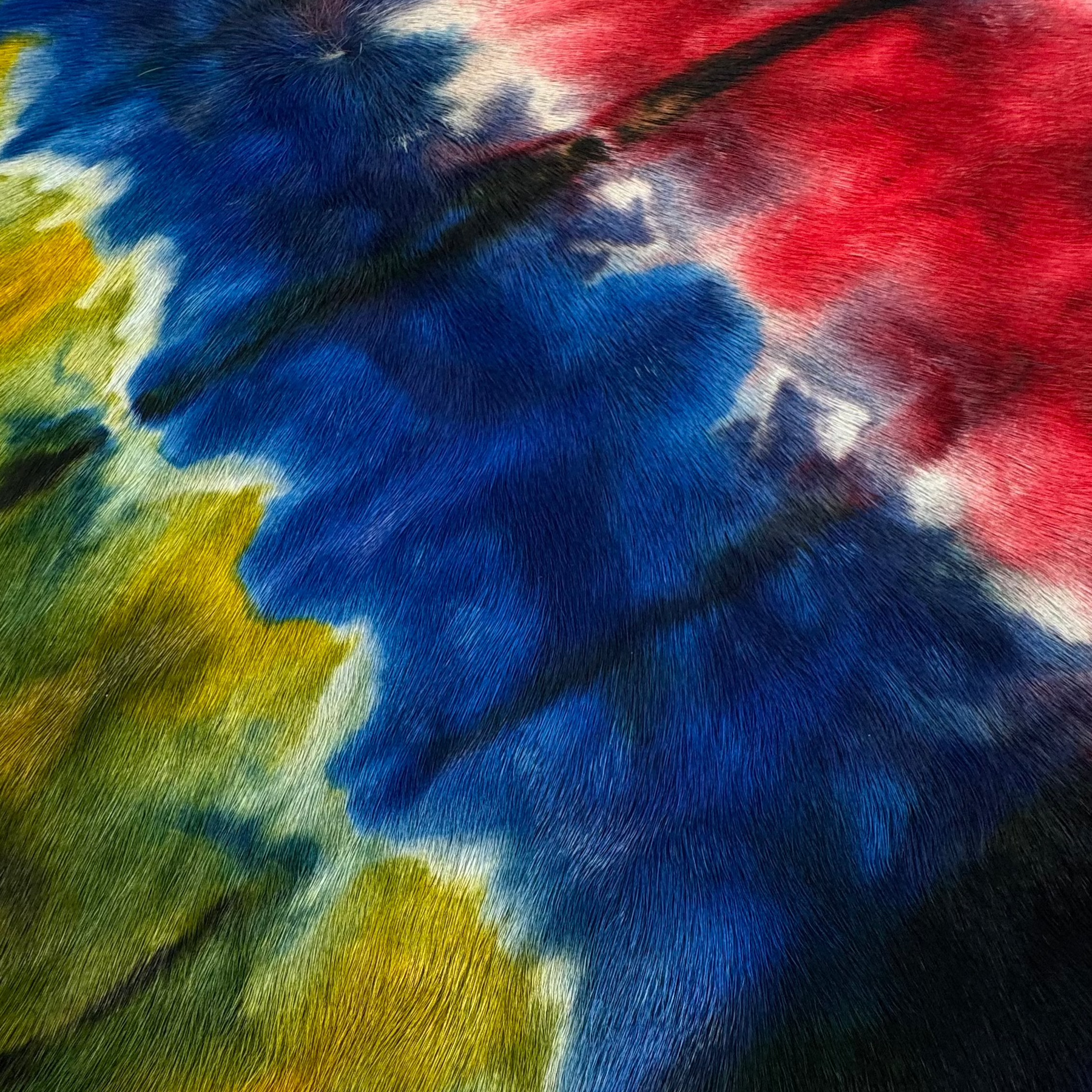 Tie-Dye Hair-On Cavalino