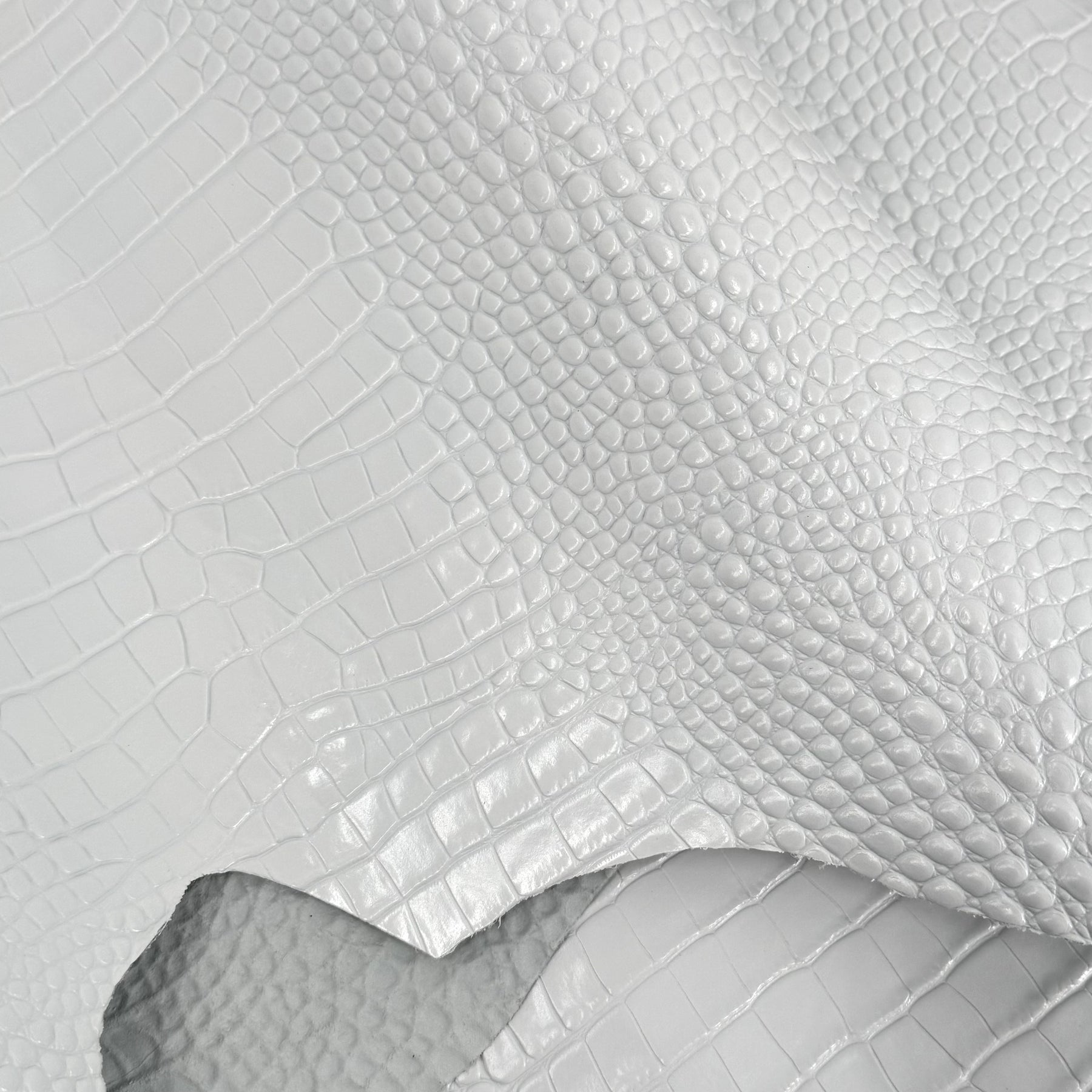 Crocodile Embossed Cow Hide