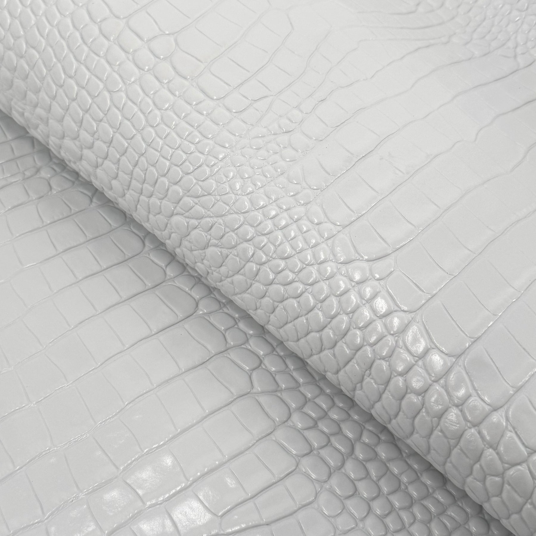 Crocodile Embossed Cow Hide