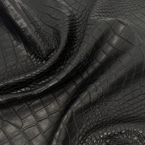 Crocodile Embossed  Lamb Leather