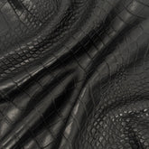 Crocodile Embossed  Lamb Leather